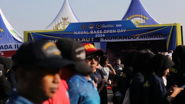Salah platform berbagi video pendek SnackVideo mengumumkan suksesnya acara Naval Base Open Day 2024 dan perayaan HUT TNI AL yang digelar di Komando Armada II (KOARMADA II), Surabaya, Jawa Timur (Jatim).