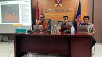 Konferensi pers mengenai laporan yang masuk ke KPPU Kanwil I sepanjang 2022 (Reza Efendi/Liputan6.com)