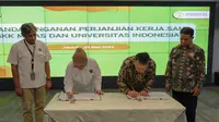 SKK Migas menggandeng Universitas Indonesia untuk meningkatkan kemampuan sumber daya manusia (SDM) di industri hulu migas. (Dok SKK Migas)