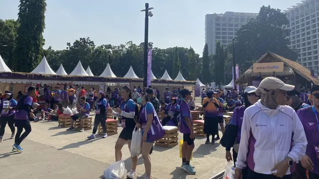 Ketika Pelari di Senayan Merasakan Dampak Abu Vulkanik Gunung Anak Krakatau