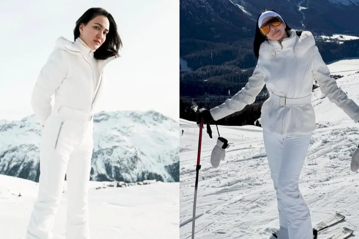 Kompak Serba Putih di Hamparan Salju, Beda Gaya Shandy Aulia dan Nia Ramadhani Saat Main Ski di Swiss