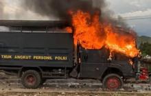 Kerusuhan Syukuran Bupati Jayawijaya di Wamena, 6 Orang Luka dan Truk Polisi Dibakar