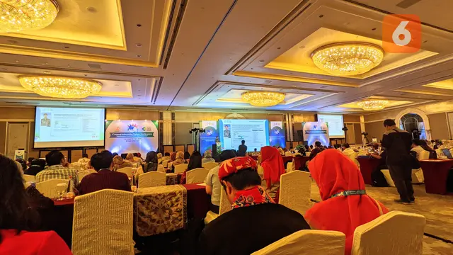 HUT RS Dharmais ke-30 dalam 1st Annual Indonesian Cancer Conference, Jakarta (15/12/2023). Foto: Liputan6.com/Ade Nasihudin.