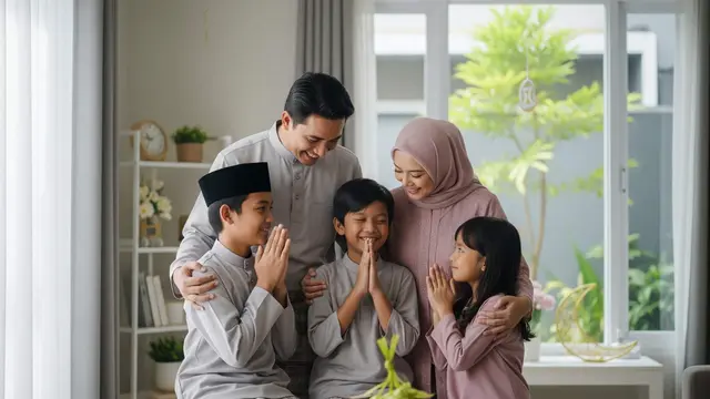 tips hindari konflik keluarga sebelum berangkat sholat id