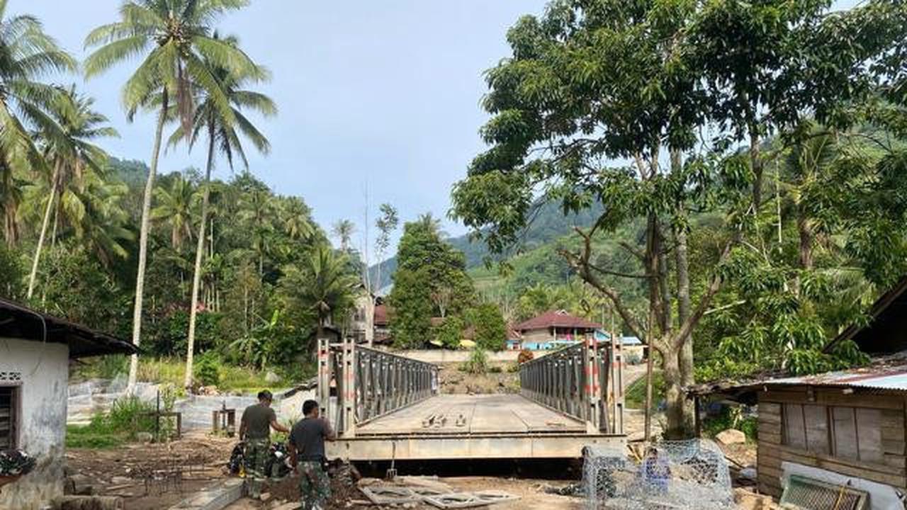 Progress Pembangunan Jembatan Armco dan Bailey di Aceh, Mudahkan Mobilitas Warga