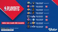 Live Streaming NBA Playoffs Pekan Ini di Vidio. (Sumber : dok. vidio.com)