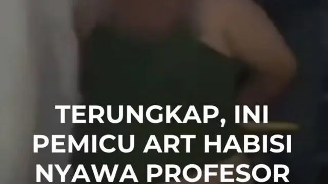 TERUNGKAP, INI PEMICU ART HABISI NYAWA PROFESOR PAKAI BANTAL