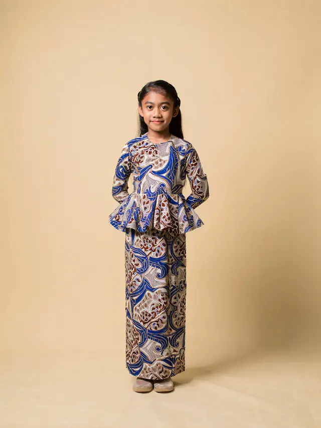Model Gamis Batik Anak Perempuan Modern