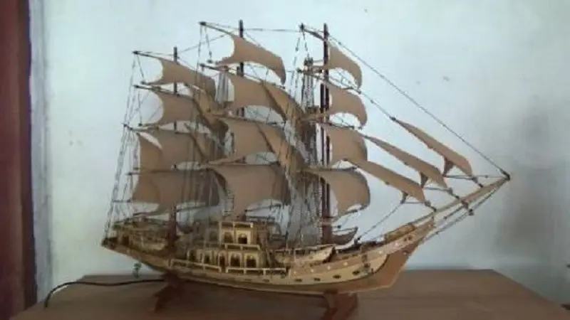 Miniatur Kapal Perang Buatan Purwakarta Dilirik Dunia