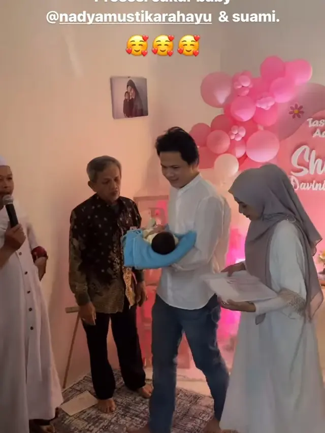 Aqiqah anak kedua Larissa Chou