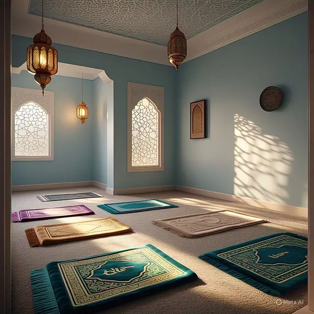 Rumah Minimalis dengan Mushola di Tengah
