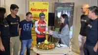 Pesepeda Indonesia Dzaki Wardana mendapat apresiasi setelah finis kelima dalam lomba balap sepeda jarak jauh bergengsi Trans AM Bike Race 2023 yang berlangsung sejak 6 hingga 25 Juni 2023. (foto: istimewa)