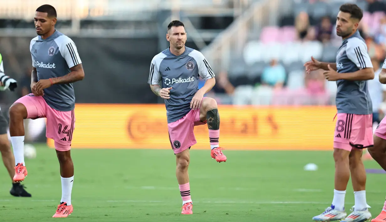 Berhadapan dengan Philadelphia Union, Inter Miami unggul 3-1. (Chris ARJOON/AFP)
