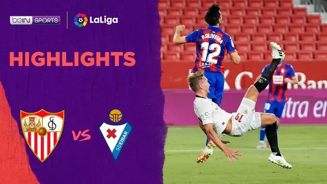 Berita Video Highlights La Liga, Gol Tunggal Lucas Ocampus Berhasil Menangkan Sevilla Atas Eibar