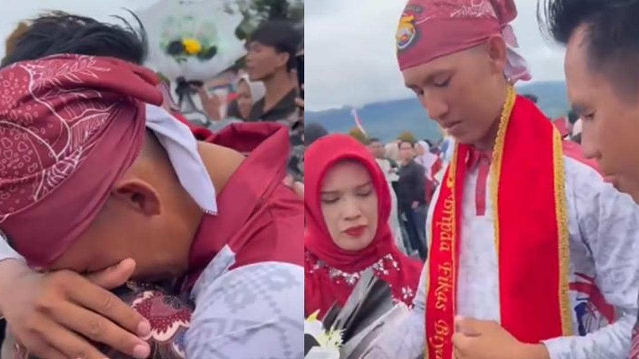 Anak Penjual Es Cendol Lulus Pendidikan Polisi Ditempatkan di Brimob, Sang Ibu Sambil Menangis 'Terima Saja