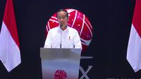 Presiden Jokowi dalam Peresmian Pembukaan Perdagangan Bursa Efek Indonesia Tahun 2023 di Jakarta, Senin (2/1/2023). (Istimewa)