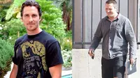 Christian Bale terlihat sangat berbeda, tubuhnya terlihat lebih gemuk. (Instagram)