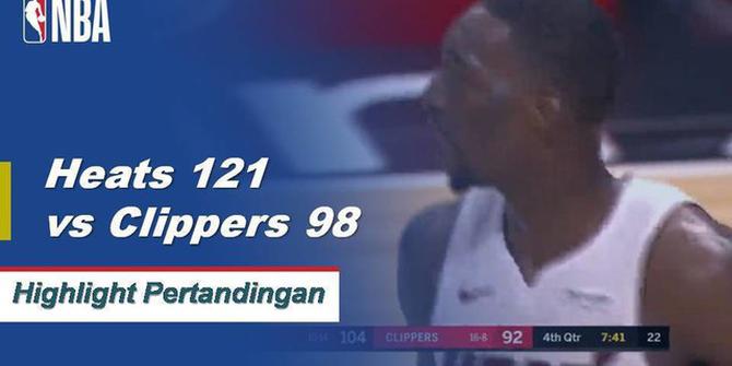 Cuplikan Pertandingan NBA : Heat 121 vs Clippers 98