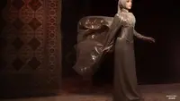8 Potret Celine Evangelista Pakai Gaun Cape Elegan, Tampil Anggun dalam Balutan Hijab yang Menawan