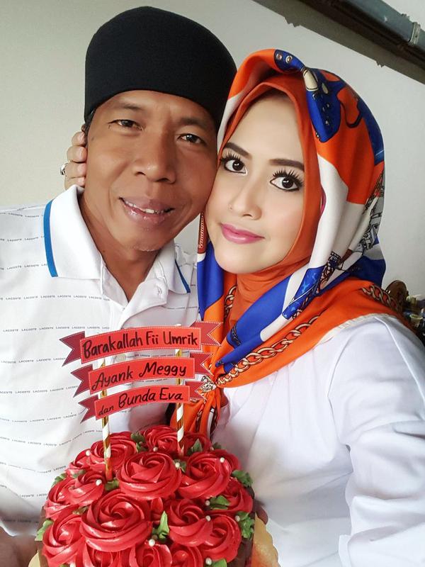 Kiwil dan istri mudanya, Meggy Wulandari [foto: instagram/meggykiwil]