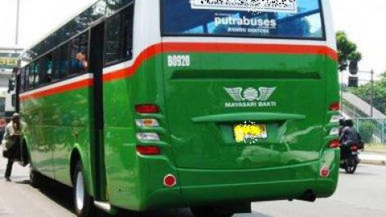 36 Pelajar bajak bus Mayasari Bakti