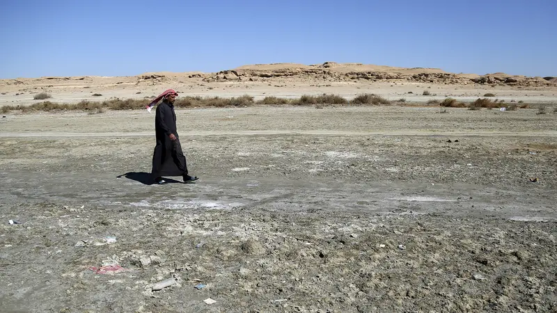 Danau terbesar kedua di Irak mengering