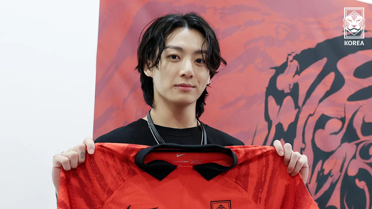 Jungkook Dukung Timnas Korea di FIFA World Cup