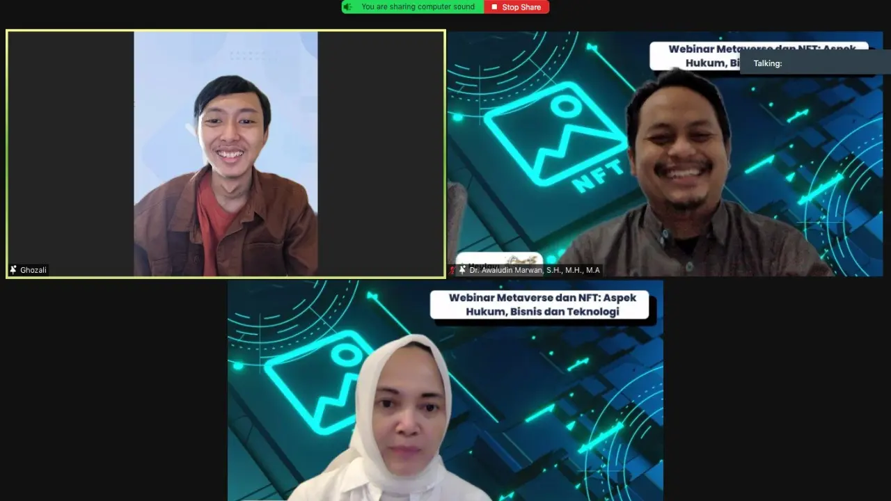 Webinar Metaverse dan NFT: Aspek Hukum, Bisnis, dan Teknologi
