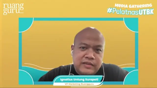 VP Marketing Ruangguru, Ignatius Untung Surapati.