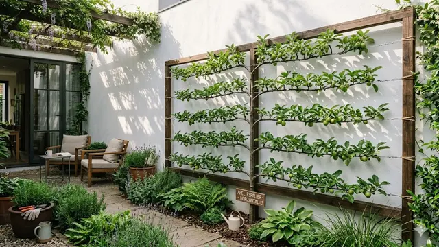 Inspirasi Espalier di Lahan Sempit Rumah