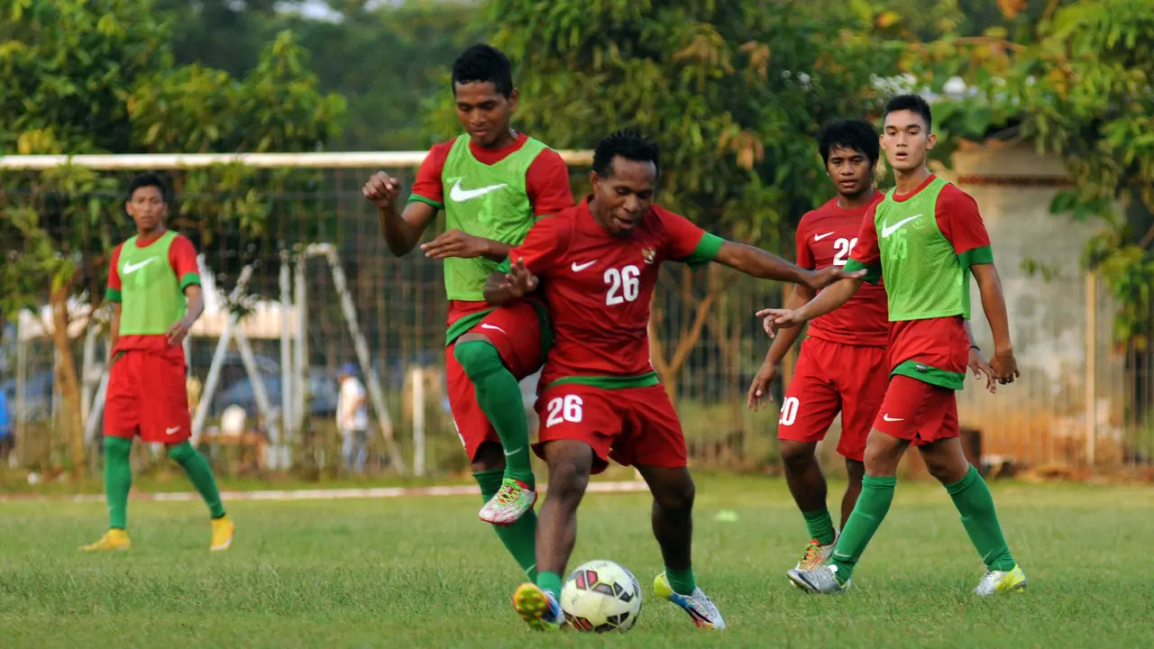 Latihan Timnas Indonesia U-23