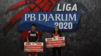 Mutiara Ayu Puspitasari dan Iqbal Asrullah Dinobatkan Menjadi Atlet Terbaik Liga PB Djarum 2020. (foto: PB Djarum)