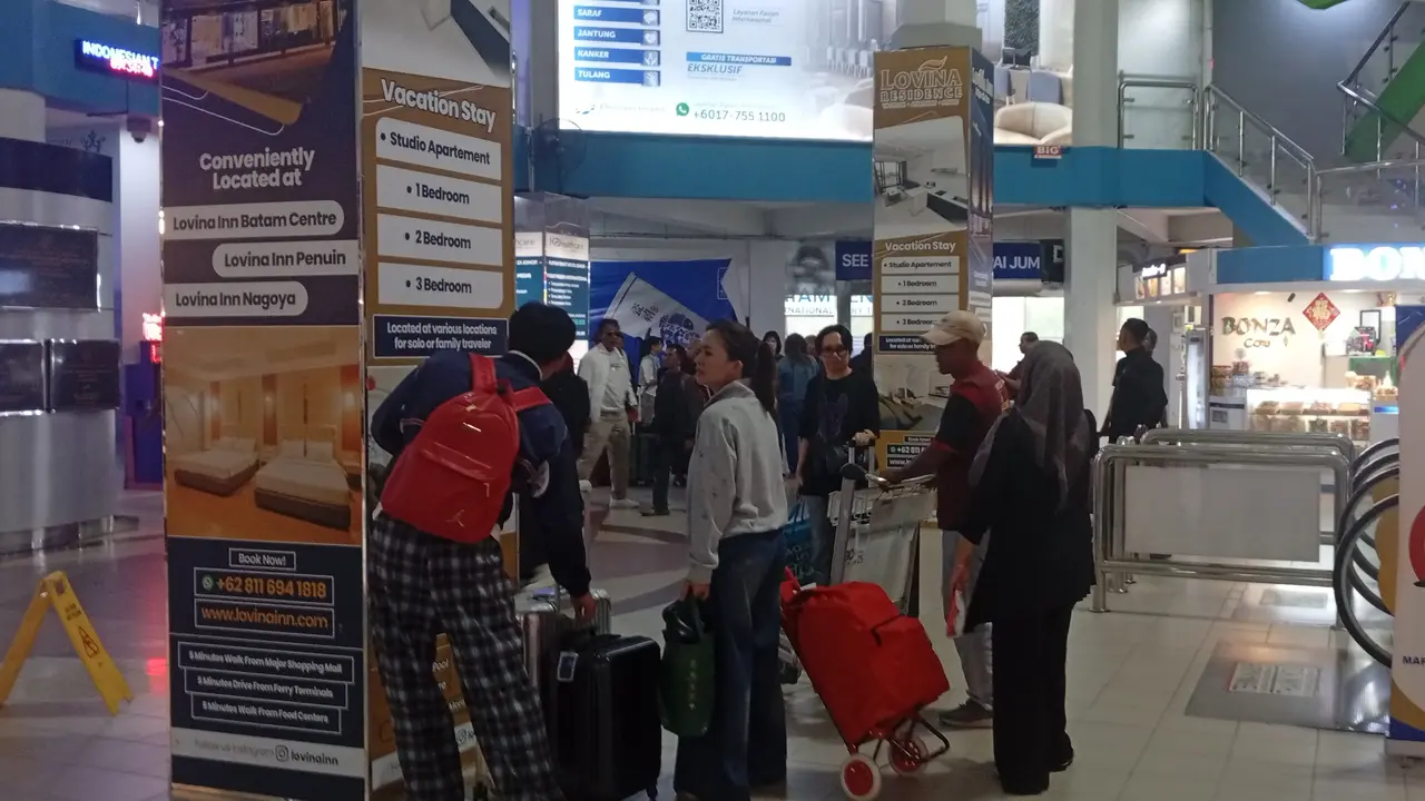 Kunjungan wisatawan asal Singapura ke Kota Batam. Liputan6.com/Ajang Nurdin)