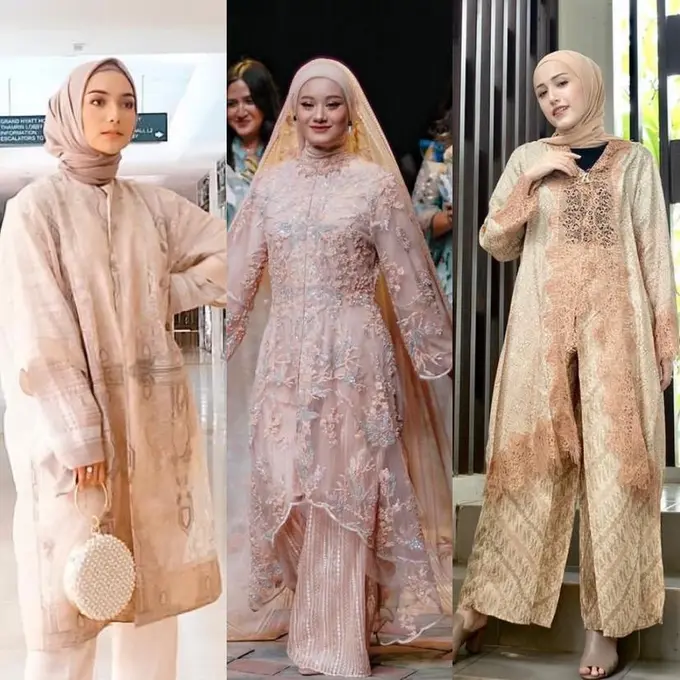 8 Ide Baju Kondangan Hijab Simple dengan Celana dari Dinda Hauw hingga Citra Kirana