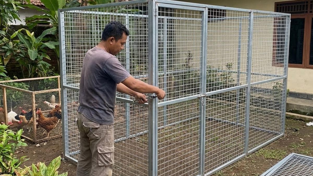 7 Desain Kebun Ayam yang Aman dari Predator di Rumah, Ternak Tenang