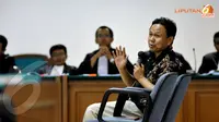 Kesaksian Wafid menyebutkan jika Menpora saat itu, Andi Mallarangeng meminta fee 15% dalam proyek hambalang melalui Choel Malarangeng (Liputan6.com/Helmi Fithriansyah)