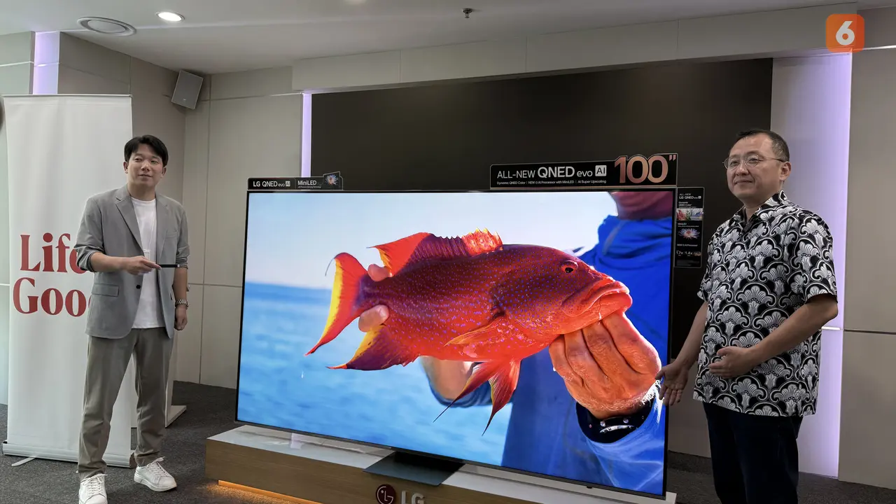 Peluncuran TV LG QNED evo AI QNED86. Liputan6.com/Iskandar