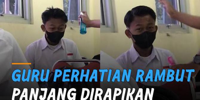 VIDEO: Guru Perhatian, Rambut Siswanya Panjang Bukannya Dipotong Tapi Dirapikan