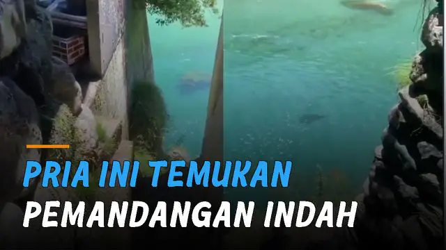 Awalnya pemandangan tampak seperti kampung padat dan kumuh.