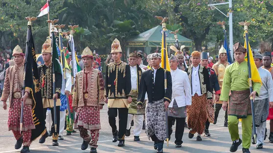Kirab Bendera Pusaka Menuju Istana Merdeka