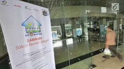 Suasana lokasi pendaftaran program rumah DP 0 rupiah di Kantor Wali Kota Jakarta Selatan, Kamis (1/11). Pendaftaran program rumah DP 0 rupiah atau Solusi Rumah Warga (Samawa) dibuka hingga 20 November 2018. (Liputan6.com/Herman Zakharia)
