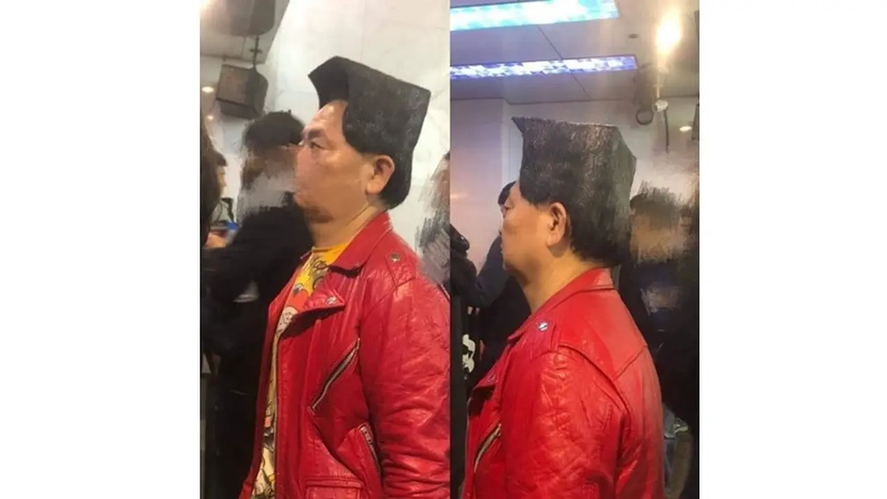 Ditolak Cinta, Pria Paruh Baya Ubah Gaya Rambut Jadi Nyeleneh