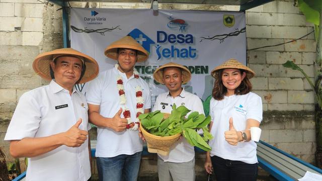 Hasil Panen di Desa Sehat.