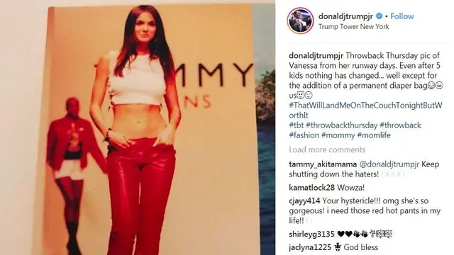 Siapa Vanessa yang Gugat Cerai Anak Donald Trump?