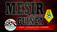Menjamu Guinea, Mesir Kejar Nilai Sempurna