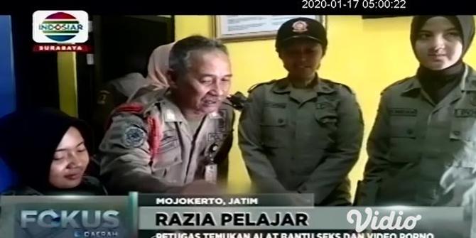 VIDEO: Satpol PP Mojokerto Razia 11 Pelajar SMA yang Bolos Sekolah