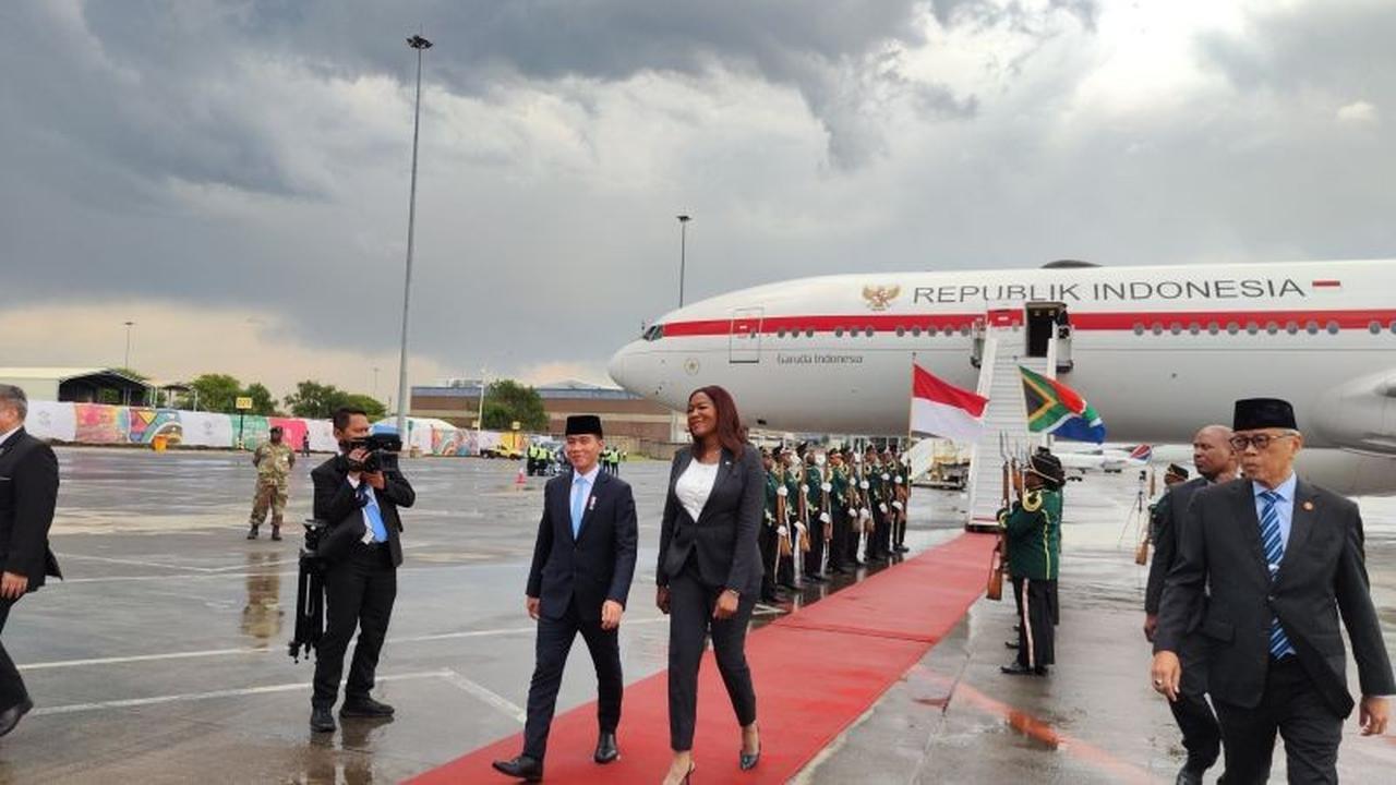 Gibran Tiba di Afrika Selatan untuk KTT G20, Disambut Tari Pantsula Penuh Semangat