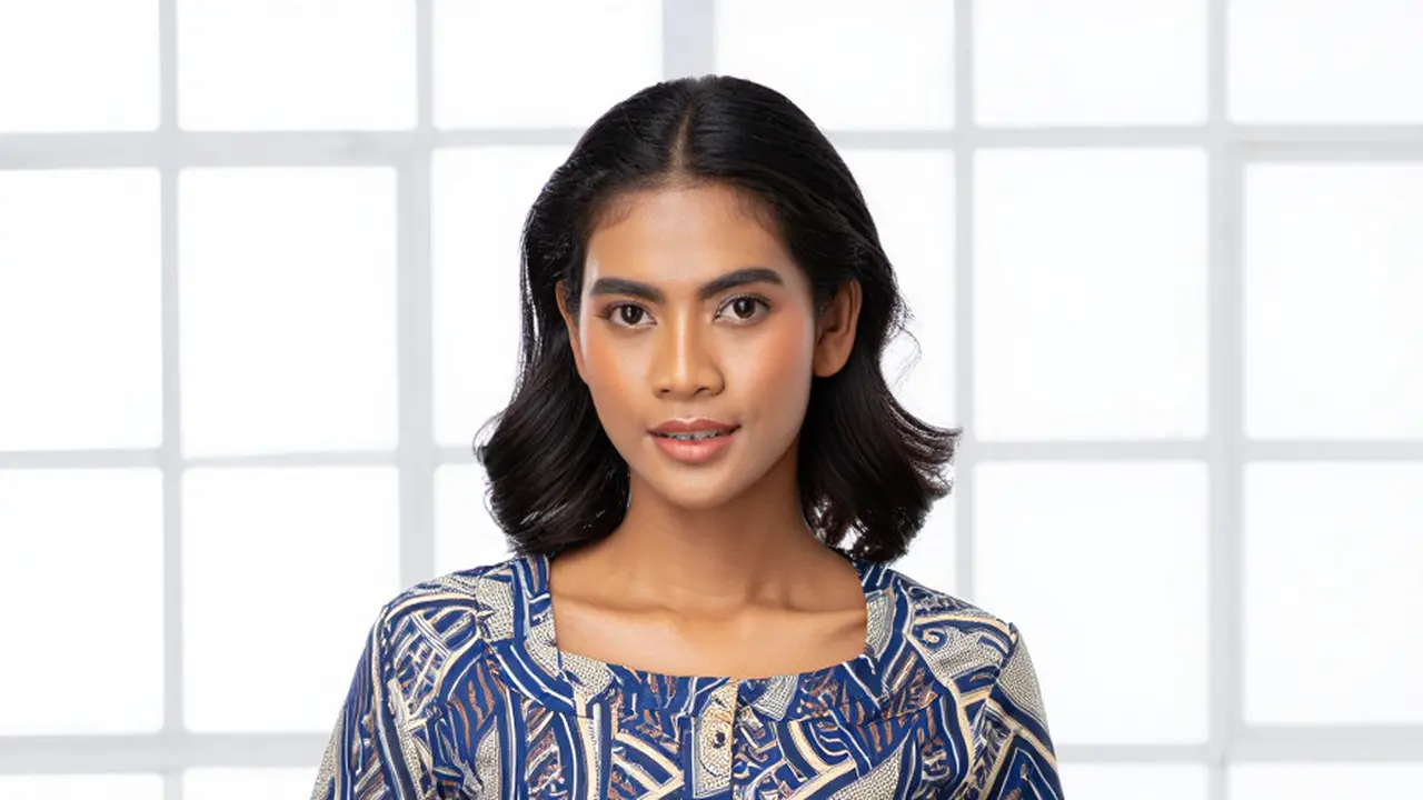 Batik Kantoran Modis Anti Kusut