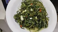 Resep Praktis Tumis Daun Singkong, Menu Sederhana yang Nikmat dengan Sambal