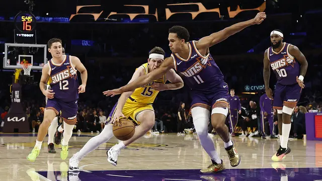 Duel sengit Lakers melawan Suns di NBA